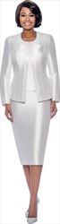 Terramina Women Church Suit with Embellished Trim on Jacket 7637